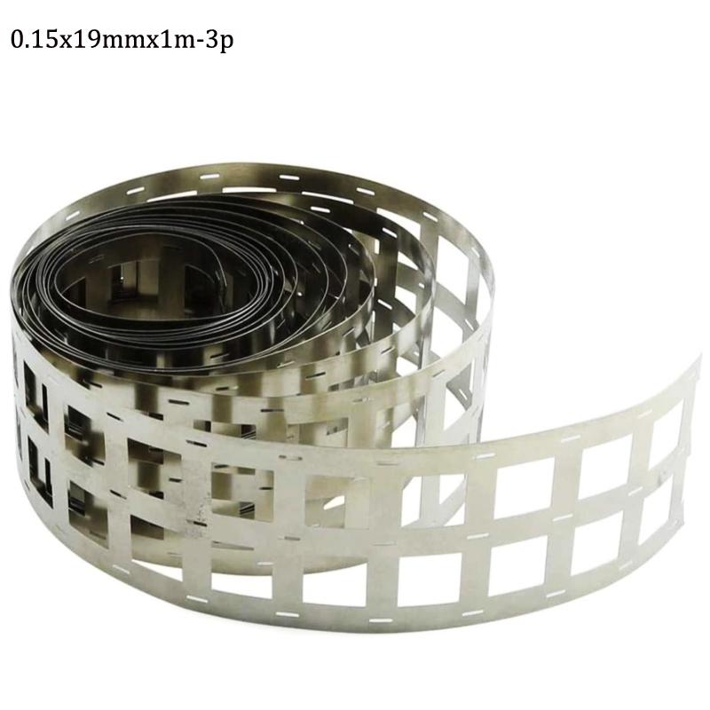1-10meter 1P-4P Nickel Streifen Für Li 18650 Batterie Punkt Schweißen Maschine Schweißer Ausrüstung nickel Gürtel Für Batterie Packs 0.15x19mmx1m-3p