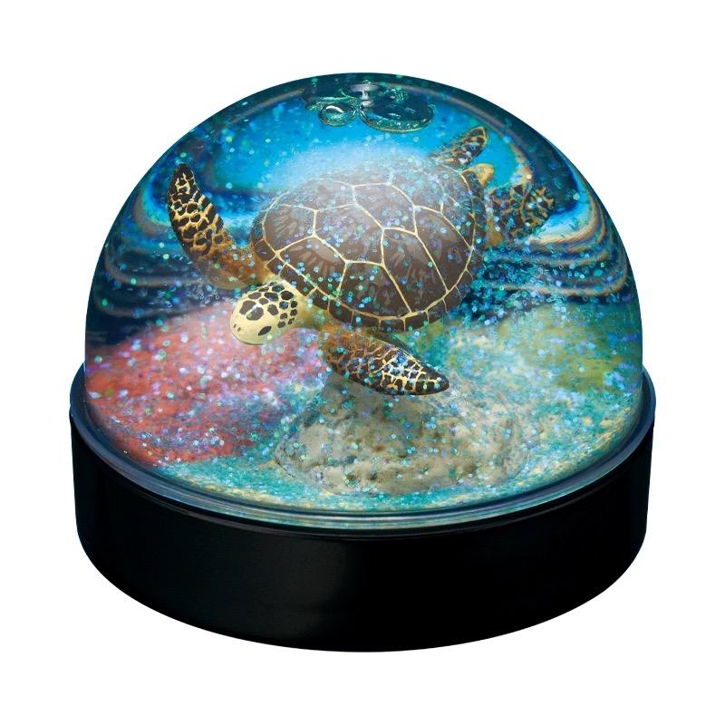 Echtes Gacha-Modell Kleinformatiges Modell Katzenklo Schneekristallkugel Ei-Dreh Drei-Blumen-Katzenrasur Katzenklo-Modell Spielzeug 5.5CM gray