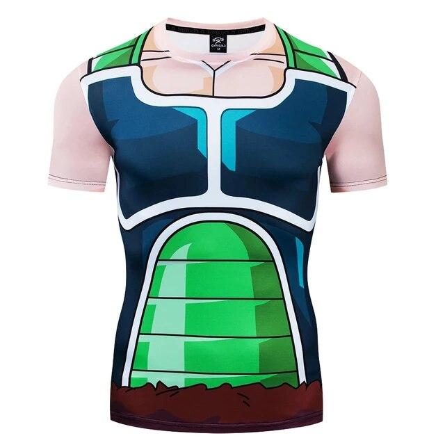 3D Goku T Hemd Männer Sommer Fitness Tops Kickboxen Shirts Bjj Gym Rashguard Mma Boxen Goku T Shirts Männer trikots Muay Thai S