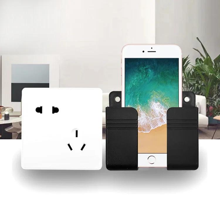 Für Huawei Iphone Xiaomi Handy-Wandhalter Universal Handy-Ladehaken Hängeständer Halterung Haken Ladedock schwarz