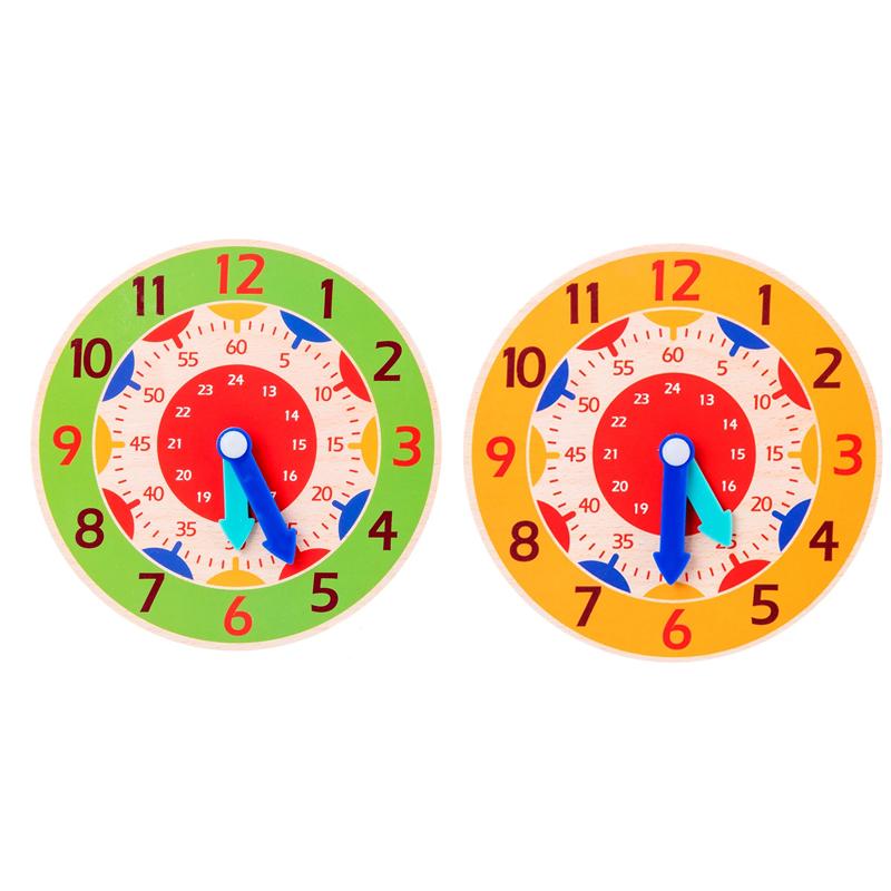 Kinder Montessori Holz Uhr Spielzeug Zeit Lernen Lehrmittel Pädagogisches Spielzeug Für Kinder Grundschule Clevere Bord Spielzeug