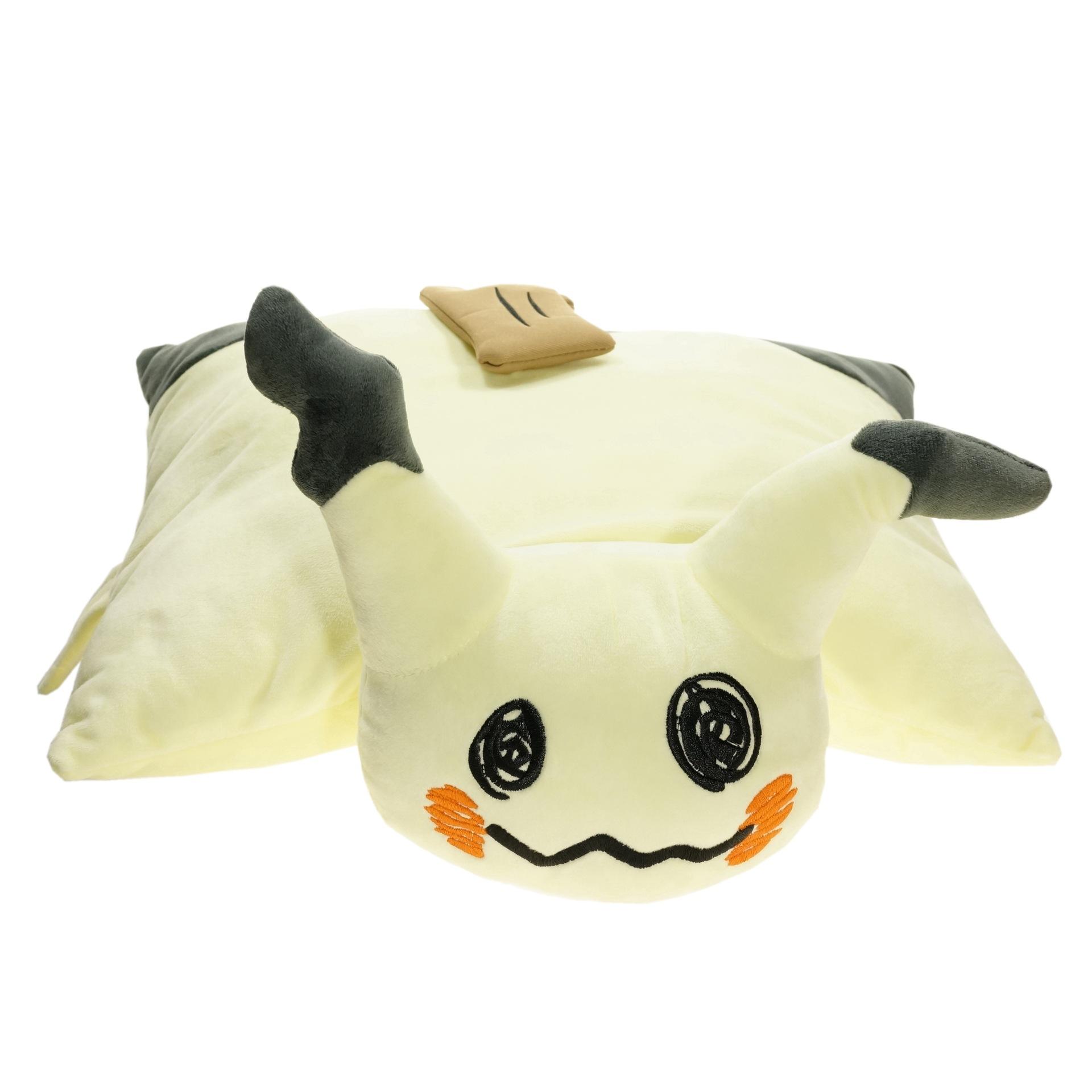 Plüsch Kawaii Mimikyu Kissen Kuscheltiere Cartoon & Niedlich Dekokissen Geburtstagsgeschenk für Kinder Freunde Heimdekoration 42*40cm