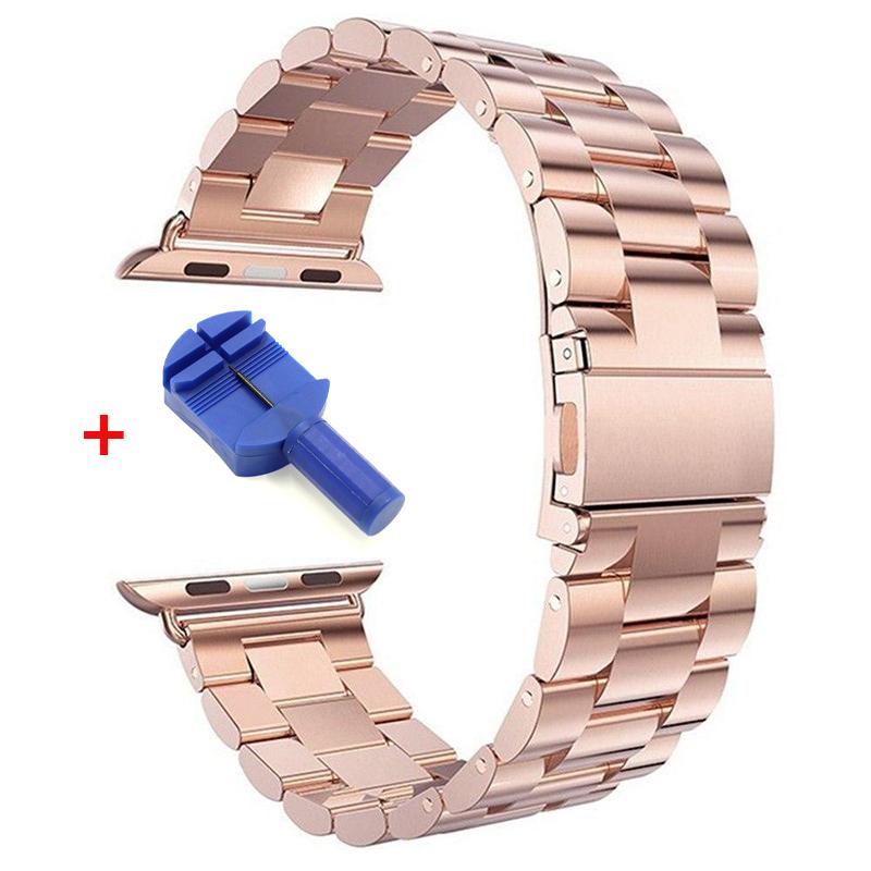 1 Stück Edelstahl Ersatzarmband für Apple Watch Band 38/40/41/42/44/45/49/46MM Für Apple Watch Armband Ultra 11 10 9 8 7 6 5 4 3 2 1 SE Band 38mm or 40mm or 41mm