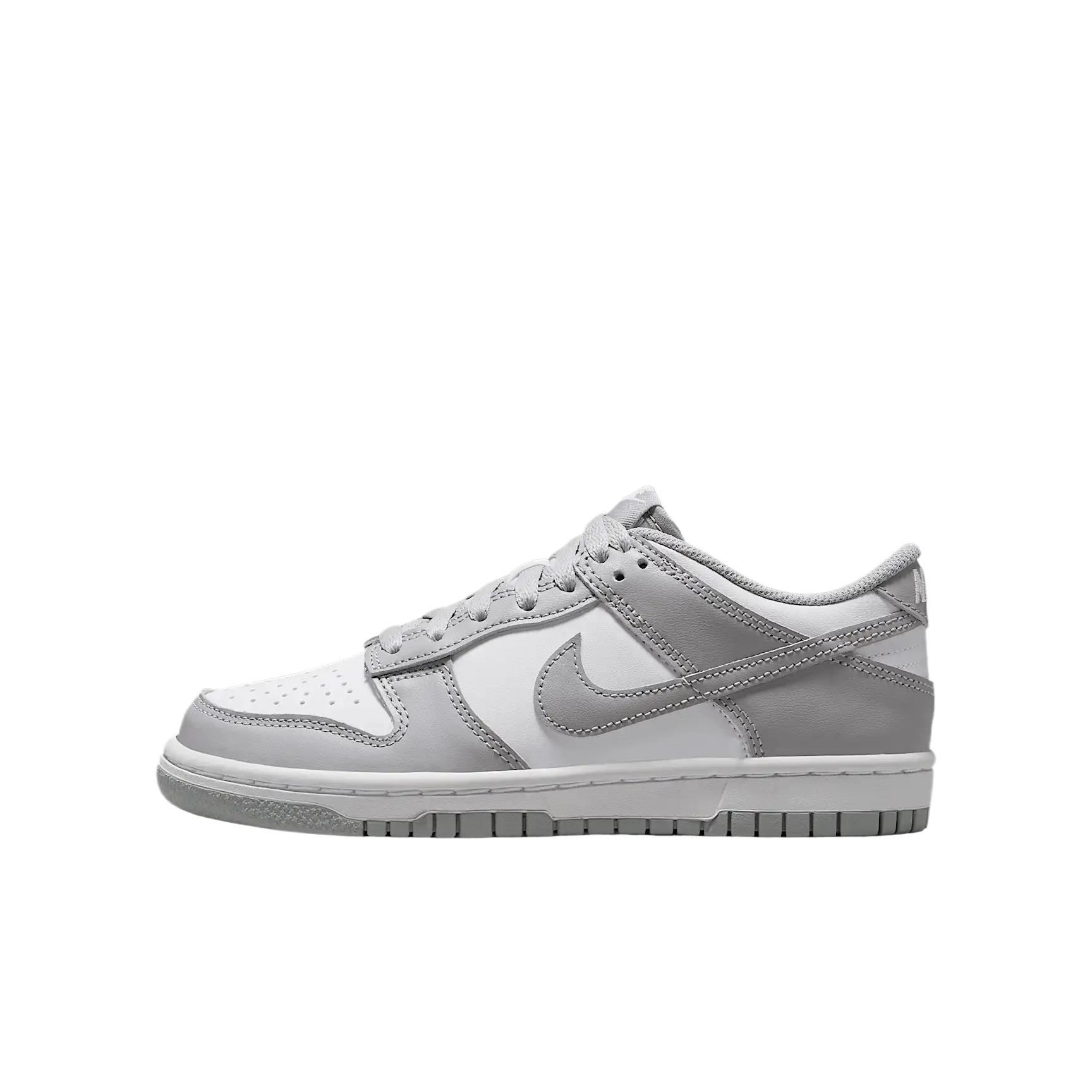 Nike Dunk Low GS Light Smoke Grey Kinder-Sneakers Weiß FB9109-123 40