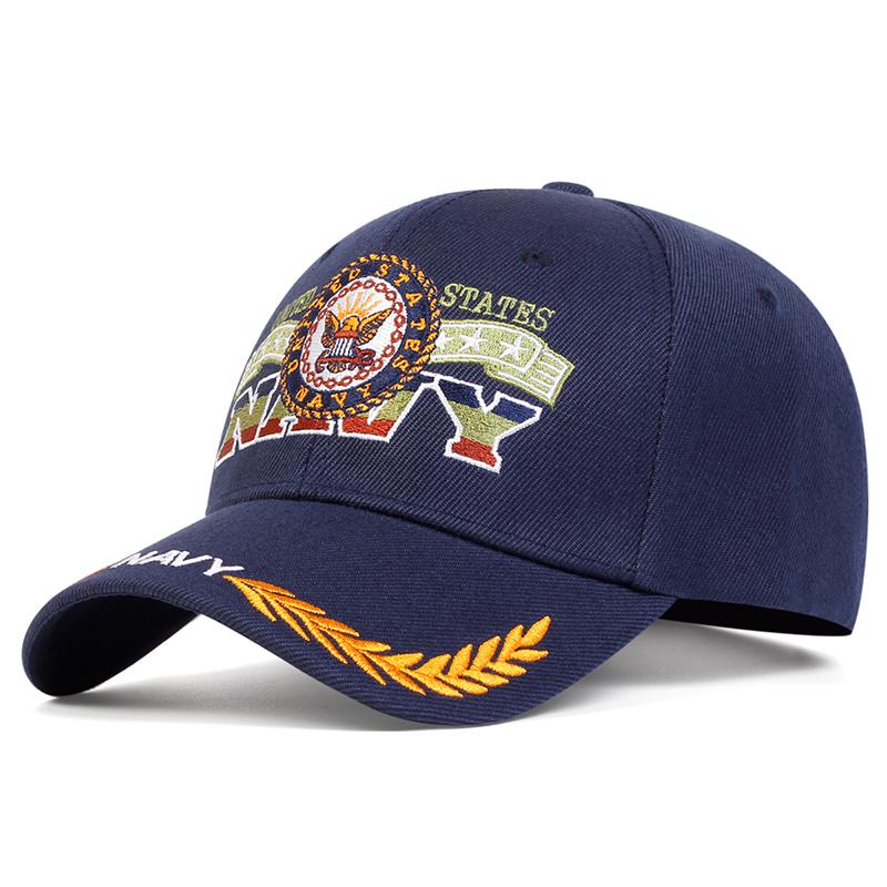 Casual NAVY Army Baseball Cap Bone US Navy Hut Snapback Caps Männer Frauen Balck Tactical Cap Casquette Hip Hop Caps Gorras navy blau
