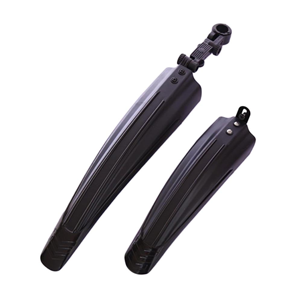 Lustiges, sportliches, stilvolles MTB-Kotflügel-Fahrrad-Fahrrad-Hinten-Vorne-Mountain-Kunststoff-Kotflügel-Set schwarz