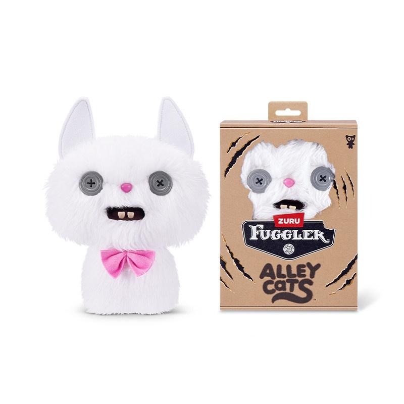 Fuggler Alley Cats Plüschtiere 9 Zoll Lustiges Hässliches Zähne Monster Stofftier Haustier Katze Plüschtiere Puppe Sammlerstück Kinderspielzeug 23.5cm white