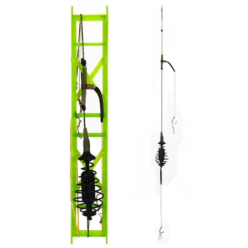 Angelköderkäfig 30 g-60 g Langleinen-Frühlingsköder-Feeder-Angelzubehör 40g schwarz
