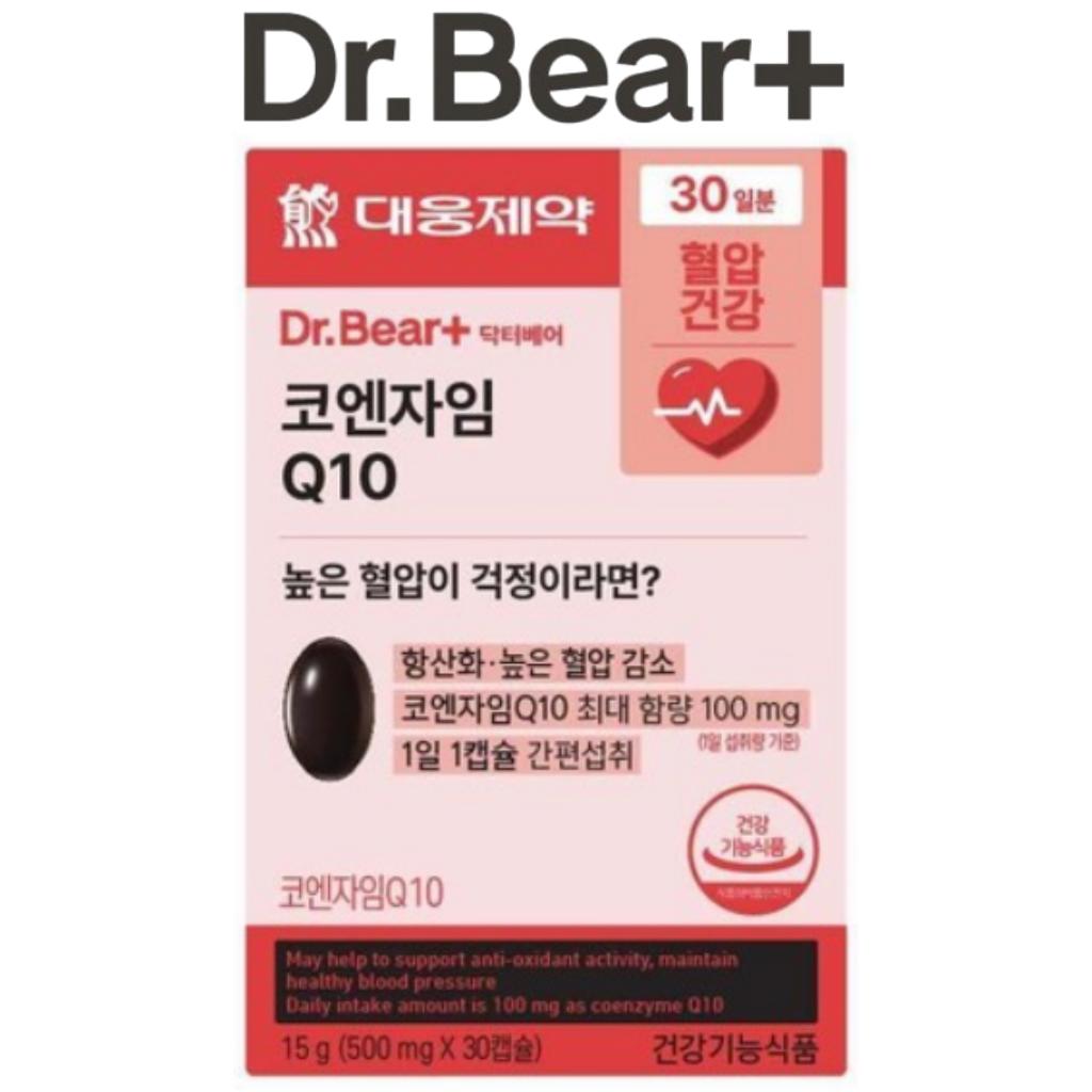 [Dr.Bear+] Coenzyme Q10 500mgx30 tablets