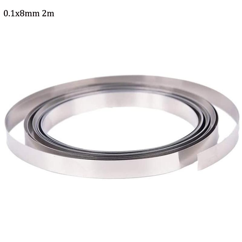 1-10meter 1P-4P Nickel Streifen Für Li 18650 Batterie Punkt Schweißen Maschine Schweißer Ausrüstung nickel Gürtel Für Batterie Packs 0.1x8mm 2m