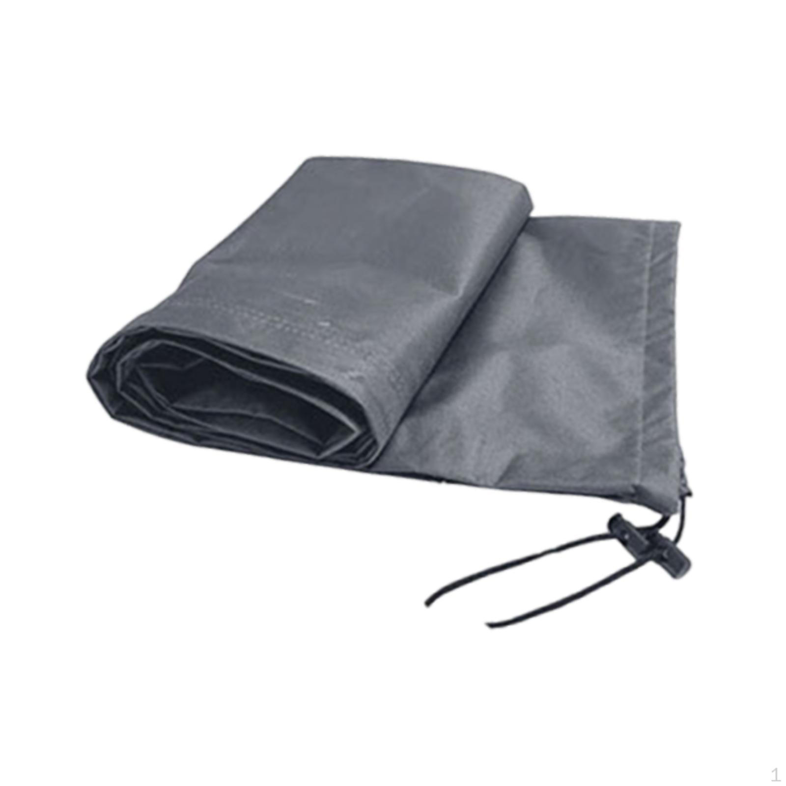 Wäscheständer Abdeckung 600D Oxford Stoff Outdoor PVC Beschichtet Garten Verstellbar Robust Hof Wetter Gray 180 cm