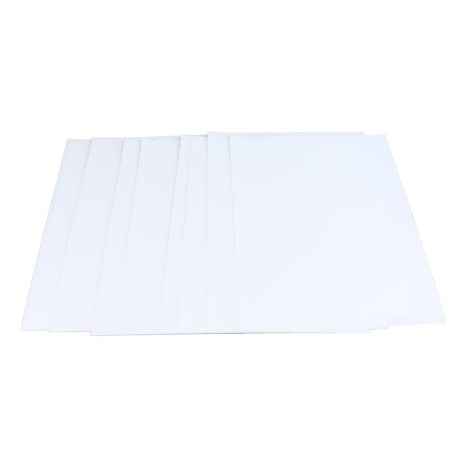 20 Blatt holografisches Aufkleberpapier, transparentes, selbstklebendes, glänzendes Aufkleberpapier für Laserdrucker, für Tintenstrahldrucker