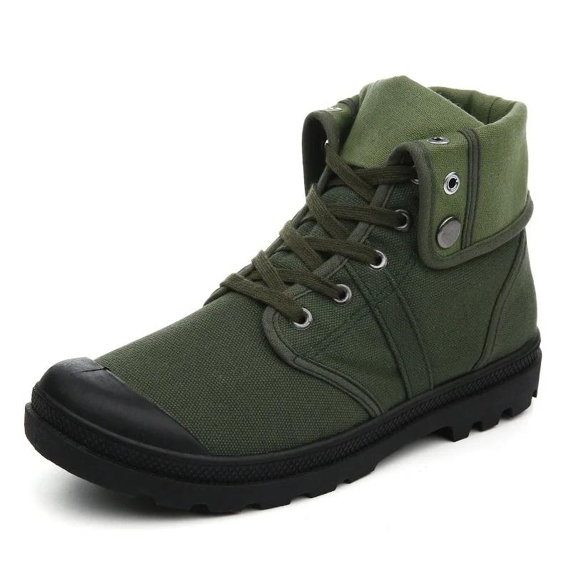Mode Mode High Top Canvas Schuhe Für Herren Outdoor Plateau Freizeitschuhe Bequeme Schnürschuhe Herren Sneaker Zapatos Hombres Übergröße 44 armee grüne
