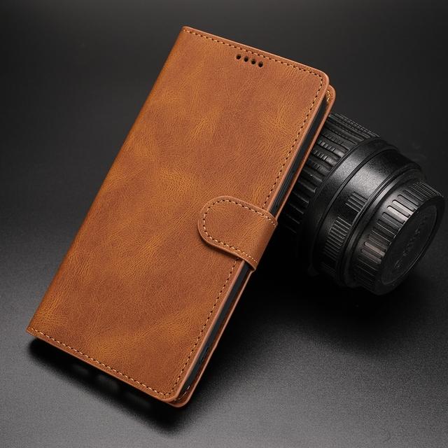 Flip Brieftasche Ledertasche für iPhone 14 Pro Max 13 Pro Max 12 Pro Max 11 Pro Max Se 2022 2020 X Xs Xr Xs Max 8 Plus 7 Plus 6 6s iPhone 12 Mini braun
