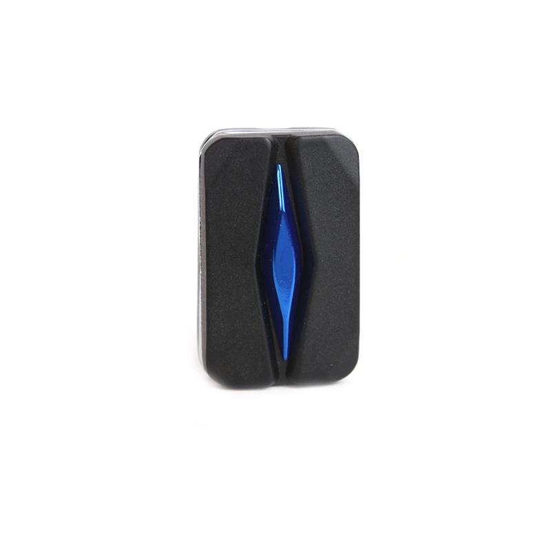 Future Punk Stil EDC Fidget Slider Push Fidget Spielzeug Mode Metall Stressabbau Spielzeug Lustiges Büro Entspannungs Gadget ADHS Werkzeuge schwarz