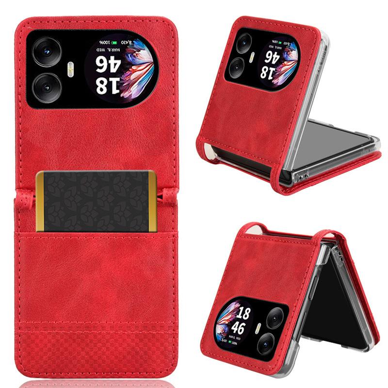 Flip Cover für Blackview Hero 10 Ledertasche [Flip Vintage Leder] Stoßfeste langlebige Retro-Telefontasche for Blackview Hero 10 rot