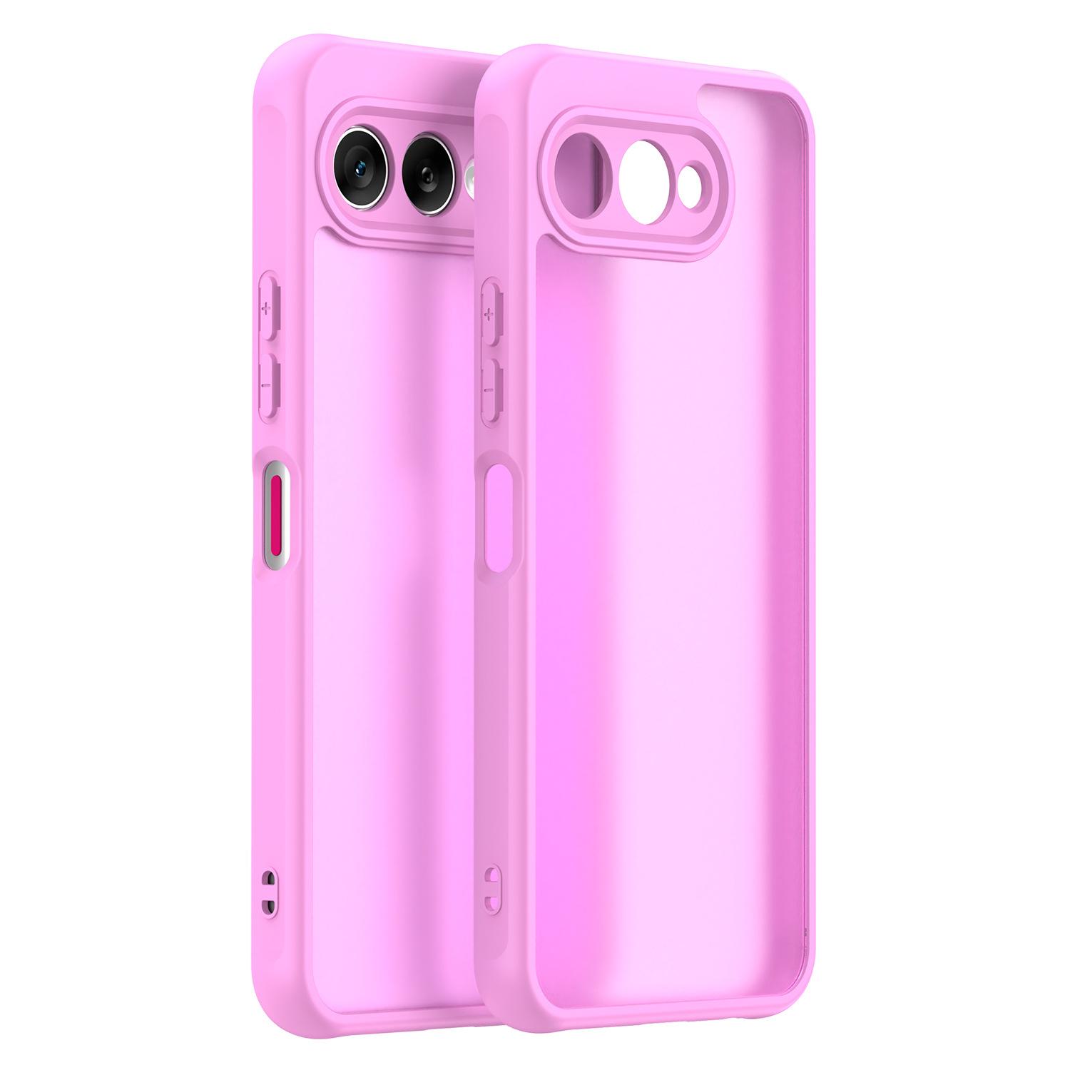 T-Mobile REVVL 8/T Phone 3 Handyhülle, Matte stoßfeste Handyhülle Cover für T-Mobile REVVL 8/T Phone 3 T-Mobile REVVL 8/T Phone 3 rosa