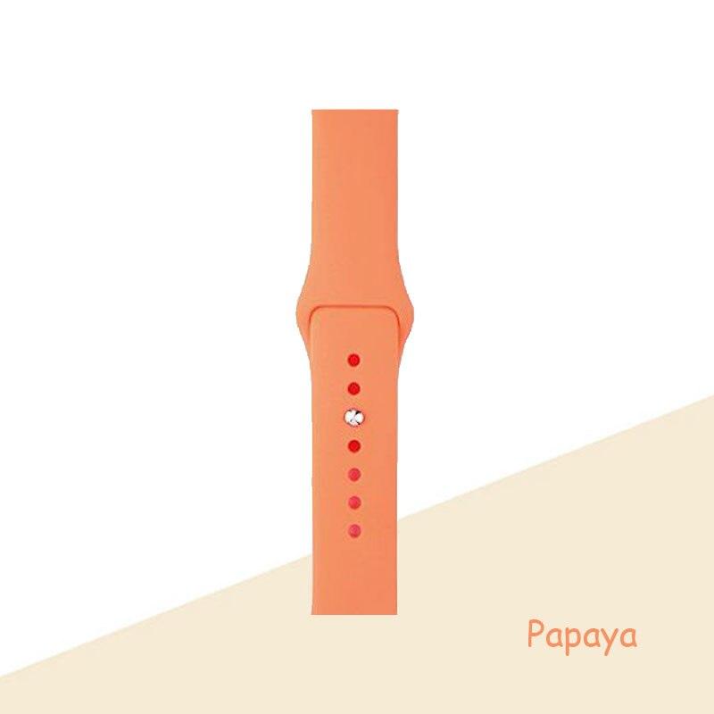 Silikonarmband für Apple Watch Armband 44 mm 40 mm 38 mm 42 mm Armband für Apple Watch Band Correa für Iwatch Series7 6 Se 5 4 3 42 44mm ML