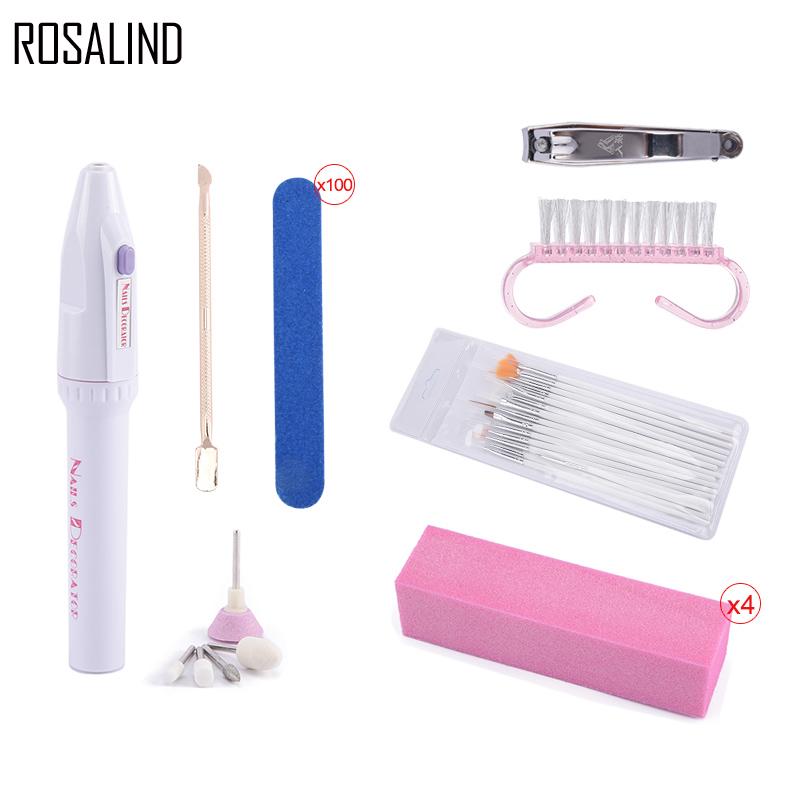 NAILWIND Nail Art Maniküre Werkzeuge Set Nagelfeilen Nagelhaut Nagelbürste Professionelle Gel Werkzeuge