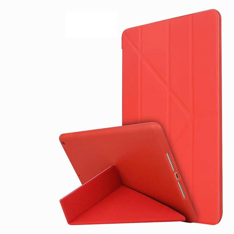 Y-Faltständer-Abdeckung für iPad Air 2 Air 4 Hülle für iPad 7. 8. 9. Generation Hülle 10.2 für iPad Pro 11 2021 Air 5 102 Hülle Abdeckung iPad5/6 9.7' rot