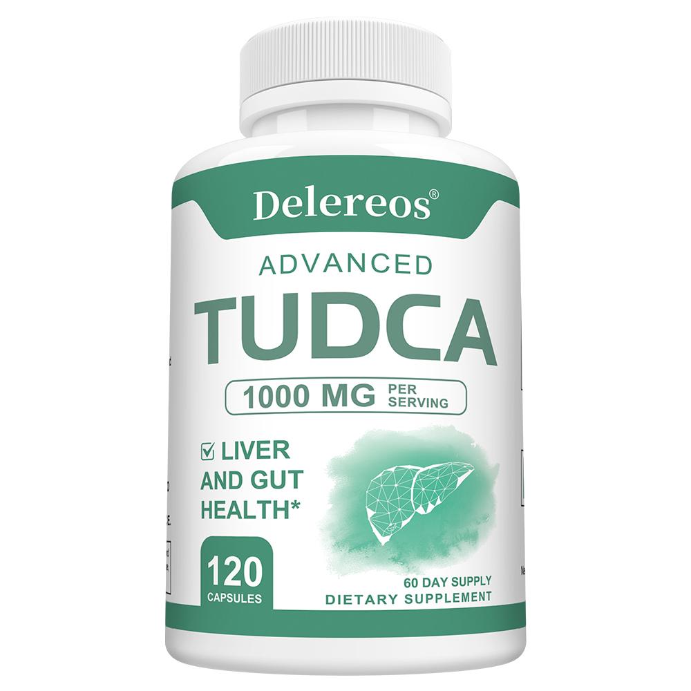 Tudca (Tauroursodeoxycholsäure) 1000 mg Nahrungsergänzungsmittel, 120 Kapseln pro Flasche 120 Capsules