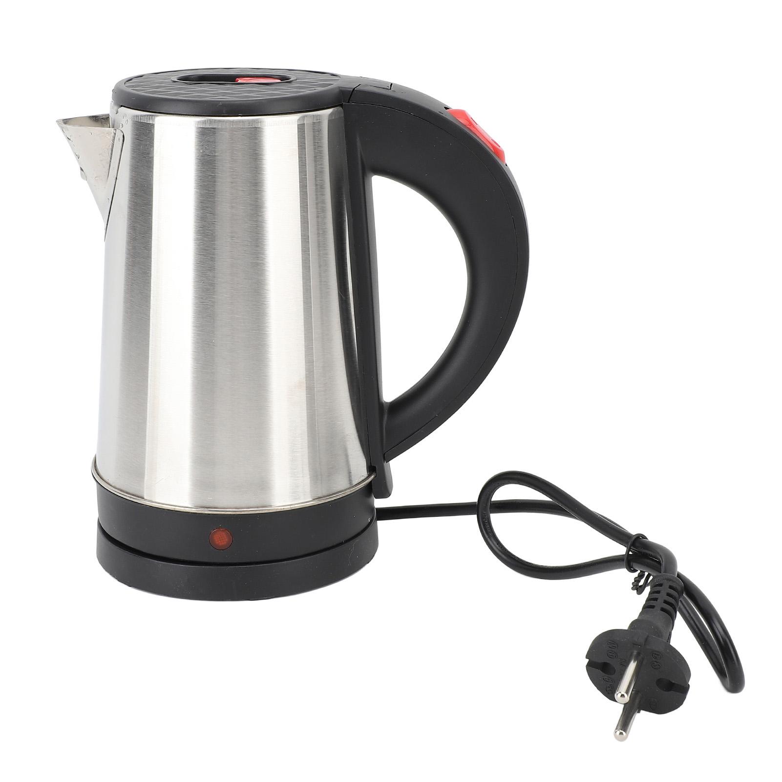 Wasserkocher Edelstahl Schnellkochend Automatische Abschaltung Elektrischer Wasserkocher für Kaffee Tee 0,8L L(for 6.5-9kg)
