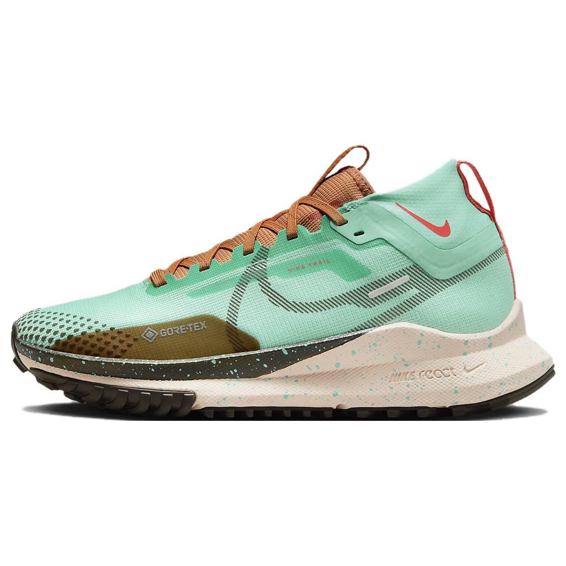 Nike React Pegasus Trail 4 GORE-TEX Emerald Rise Sequoia Damen Sneaker Teal Bernsteinbraun Ember-Glow DJ7929-301 36
