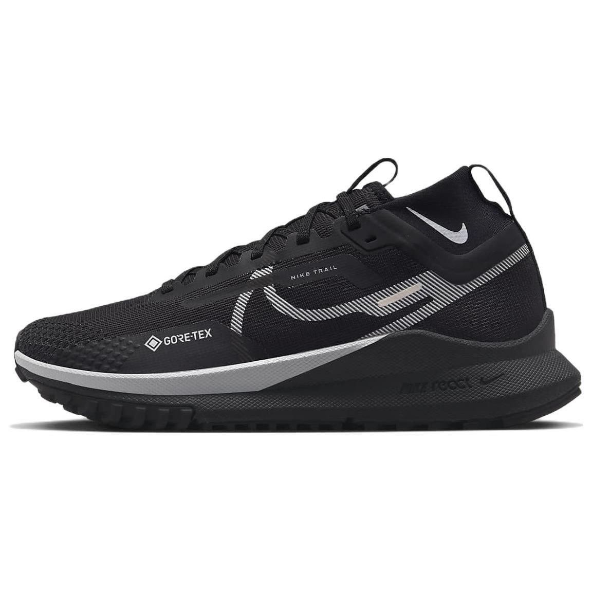 Nike React Pegasus Trail 4 GORE-TEX Schwarz Reflexsilber Damen Sneaker Wolfsgrau DJ7929-001 37.5