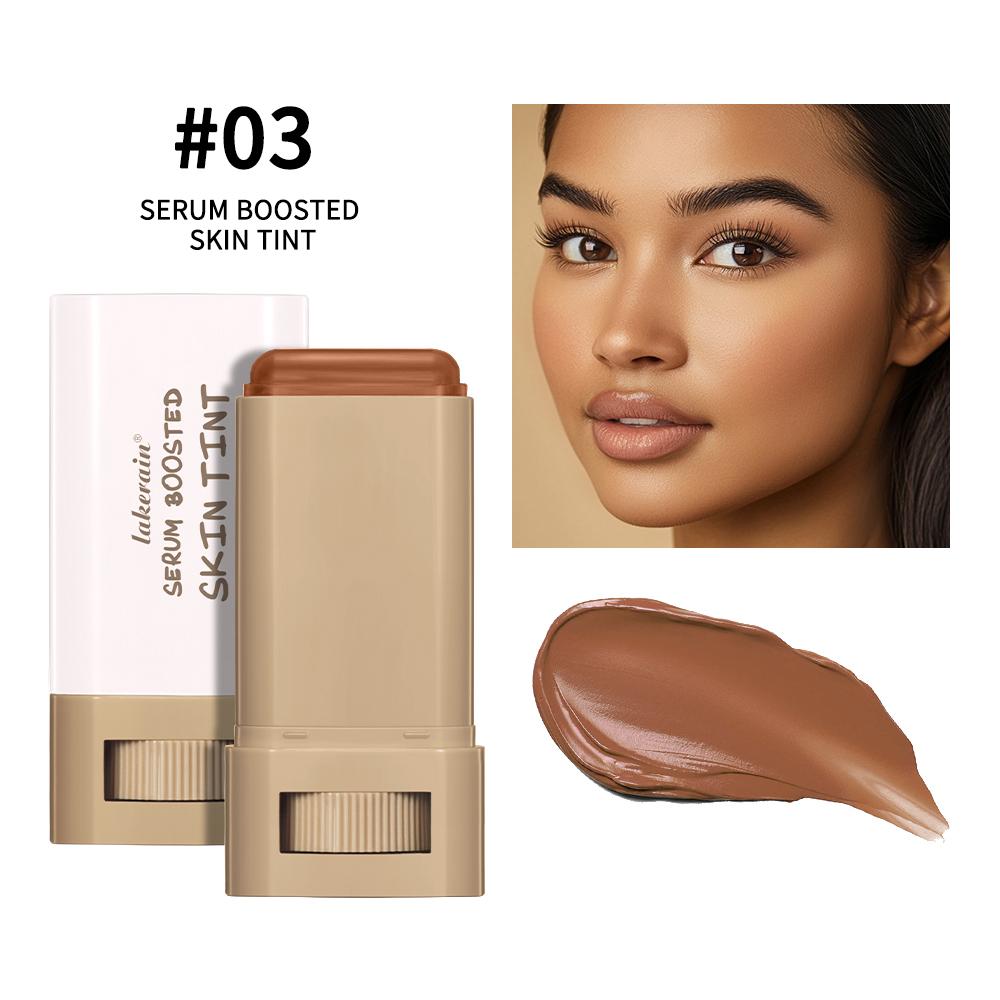 Stick Foundation Balsam Serum Verstärkter Hautton Foundation Stick Geschmeidig Aufgepolstert Hohe Deckkraft Reise Bronze Foundation Stick Make