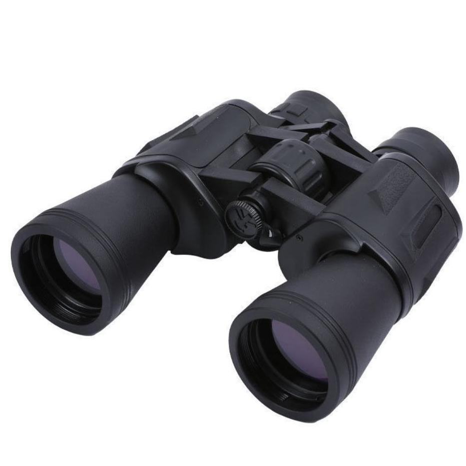 Fernglas Hochleistungs-Hochauflösendes Nachtsichtgerät für schwache Lichtverhältnisse Professionelles tragbares Teleskop Bergsteigerteleskop für Erwachsene im Freien 20X50 schwarz