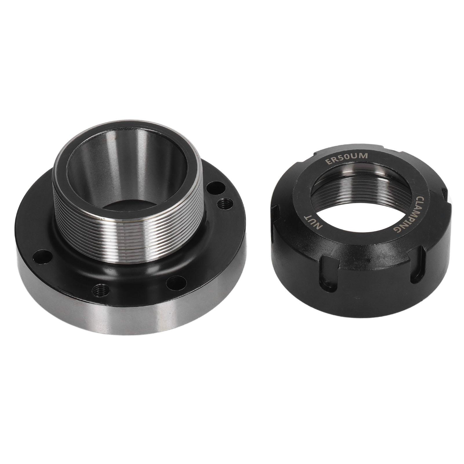 Spannzangenfutter ER50, 100 mm Durchmesser, 7 Löcher, Kohlenstoffstahl, für Drehmaschinen, CNC-Fräsmaschinen