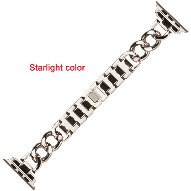 Edelstahlarmband für Apple Watch 8 SE 7 6 5 4 3 2 1 Band 44 mm 42 mm 45 mm 38 mm 41 mm für Apple Watch Serie 5 40 mm Armband Armband Gürtel 38mm 40mm 41mm Stern