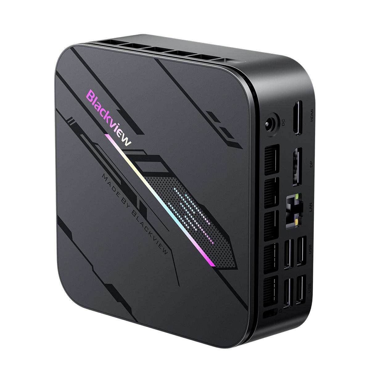 Blackview MP100 Pro Mini PC i9-12900HK 14 Kerne 20 Threads Mini PC 16GB DDR4 512GB/1TB SSD Mini Computer PC I9 16+512 schwarz