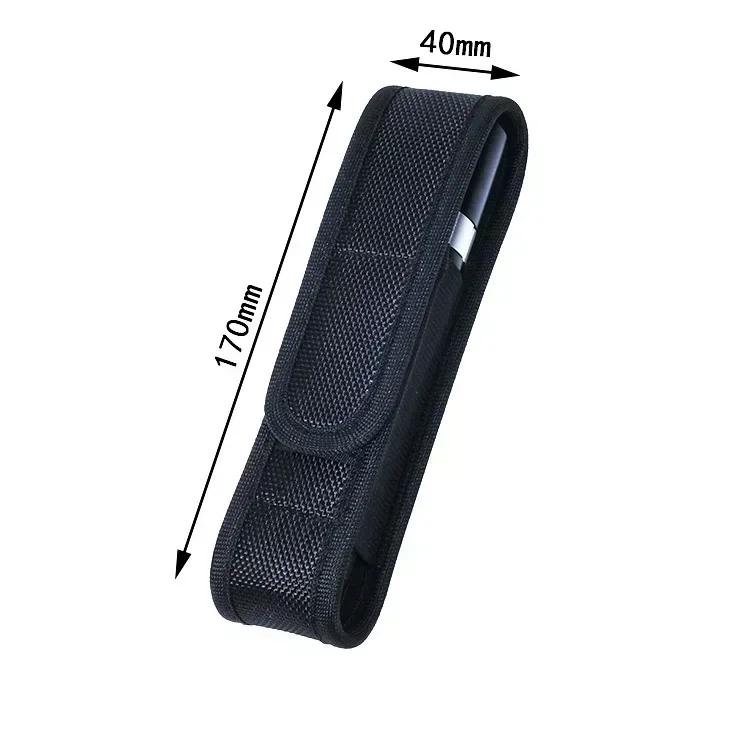 Taktische Molle Taschenlampe Molle Tasche LED Taschenlampe Holster Hüfttasche Outdoor Camping Jagdzubehör Klappmesser Paket