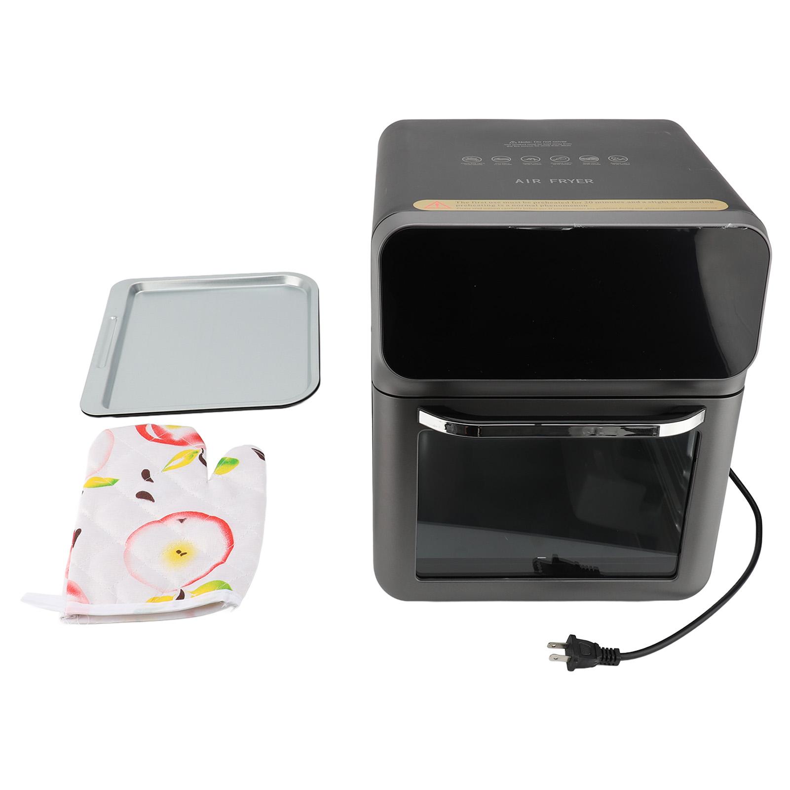 Fritteuse, 15 l, große Kapazität, Touchscreen, ölfreie elektrische Fritteuse mit sichtbarem Fenster für Pommes Frites L