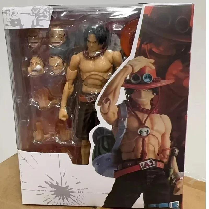 18CM Portgas D Ace Anime One Piece PVC KO Gelenkige Actionfigur Schreibtischdekoration Schmuck Modellbausatz Junge Trendige Spielzeuge Geschenke
