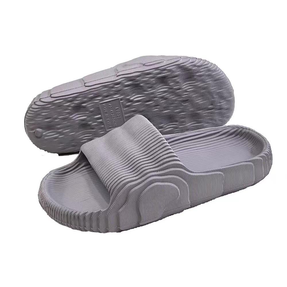 Mode Herren Hausschuhe Sommer Indoor Home Badezimmer Anti Slip Weiche Sohle Hausschuhe EVA Trend Hausschuhe Grün Schwarz Blau Gelb Grau 43 grau