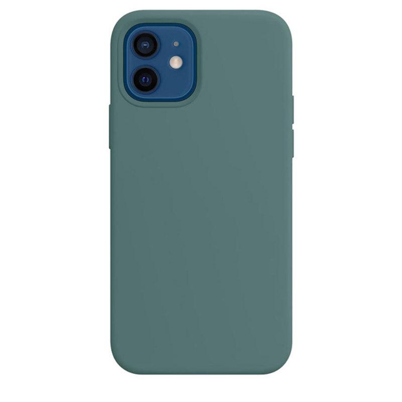 Luxuriöse Silikonhülle für iPhone 13 Mini 15 14 Pro MAX Hüllen für Apple iPhone 11 12 13 Mini Vollständige Abdeckung mit Box iPhone 13 Mini grün