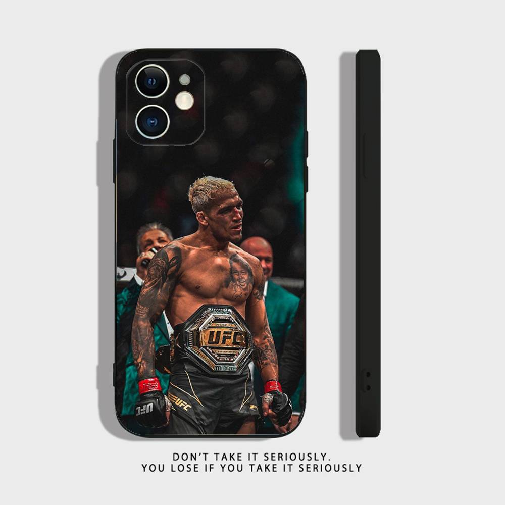 U-Ufc Charles Oliveira Handyhülle Für iPhone 17 Air 16 e 15 14 13 12 11 Pro Max Plus Mini SE 2020 2022 Weiche Silikon Schwarze Hülle iPhone17 Pro Max