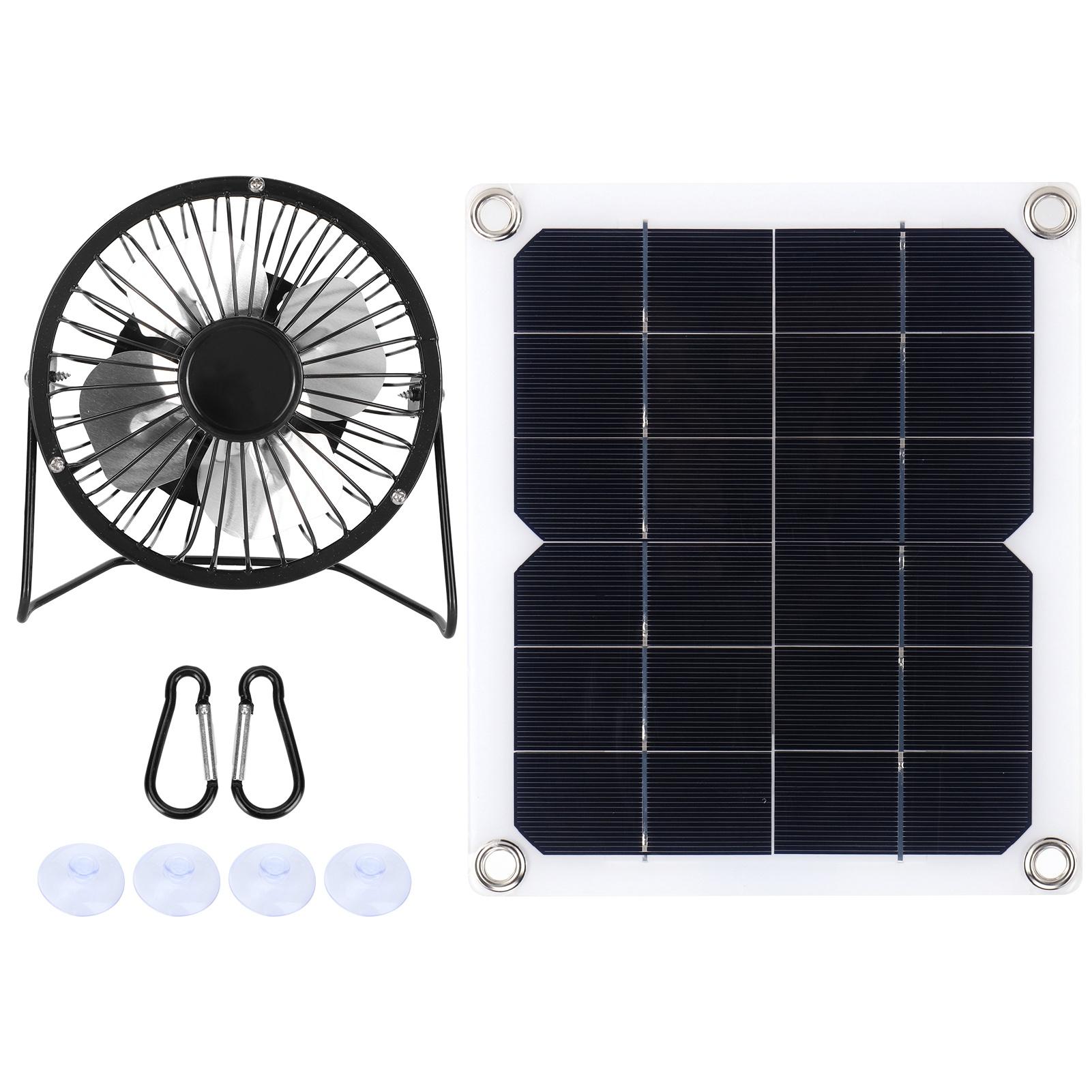 10W Solarpanel mit Lüfter Photovoltaik-Solarpanel für Haus Hundehütte