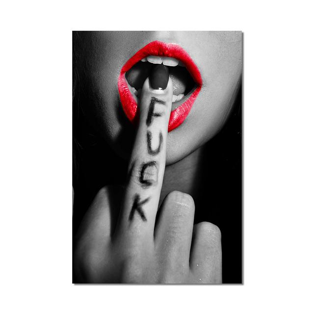 Moderne Sexy Frauen Porträt Kunst Poster Nordic Minimalistischen Leinwand Druck Wand Kunst Malerei Skandinavischen Bilder Wohnzimmer Dekor 50x70cm