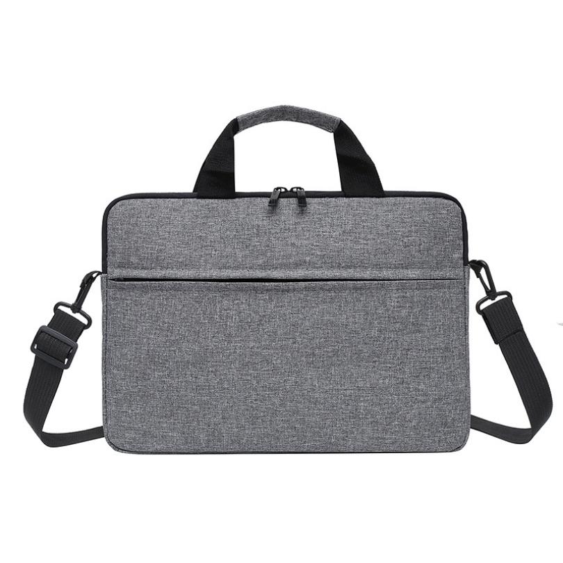 Laptoptasche für MacBook, Hülle für Xiaomi Dell Asus 13 14 15 15,6 Zoll, leichte Umhängetasche, Umhängetasche, Handtasche, Aktentasche For 13.3 inch graue