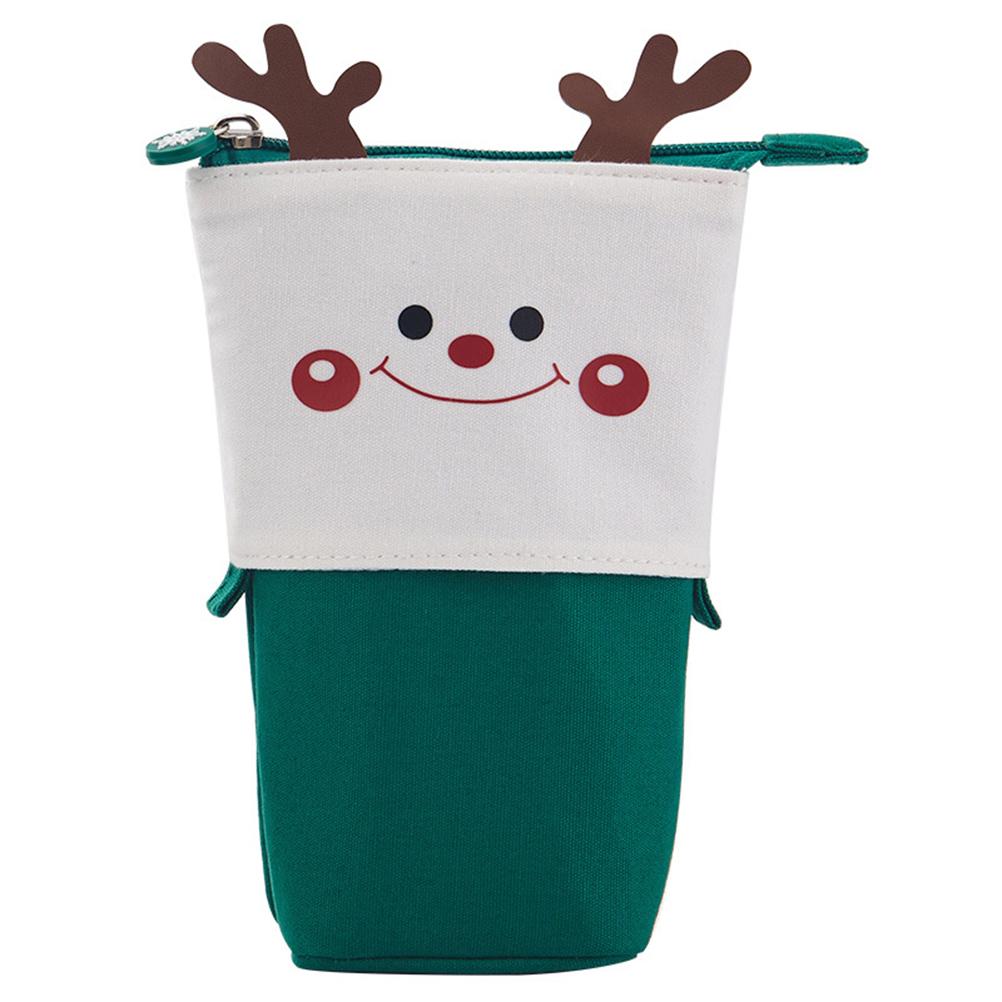 Weihnachts-Federmäppchen Niedliches Steh-Federmäppchen Teleskop-Stifthalter Geburtstag Weihnachtsgeschenke