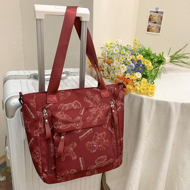 Kinder Schultaschen Grundschule Mädchen Junior High School Schüler Zweiteiliges Set Weinrote Rucksäcke Rucksäcke
