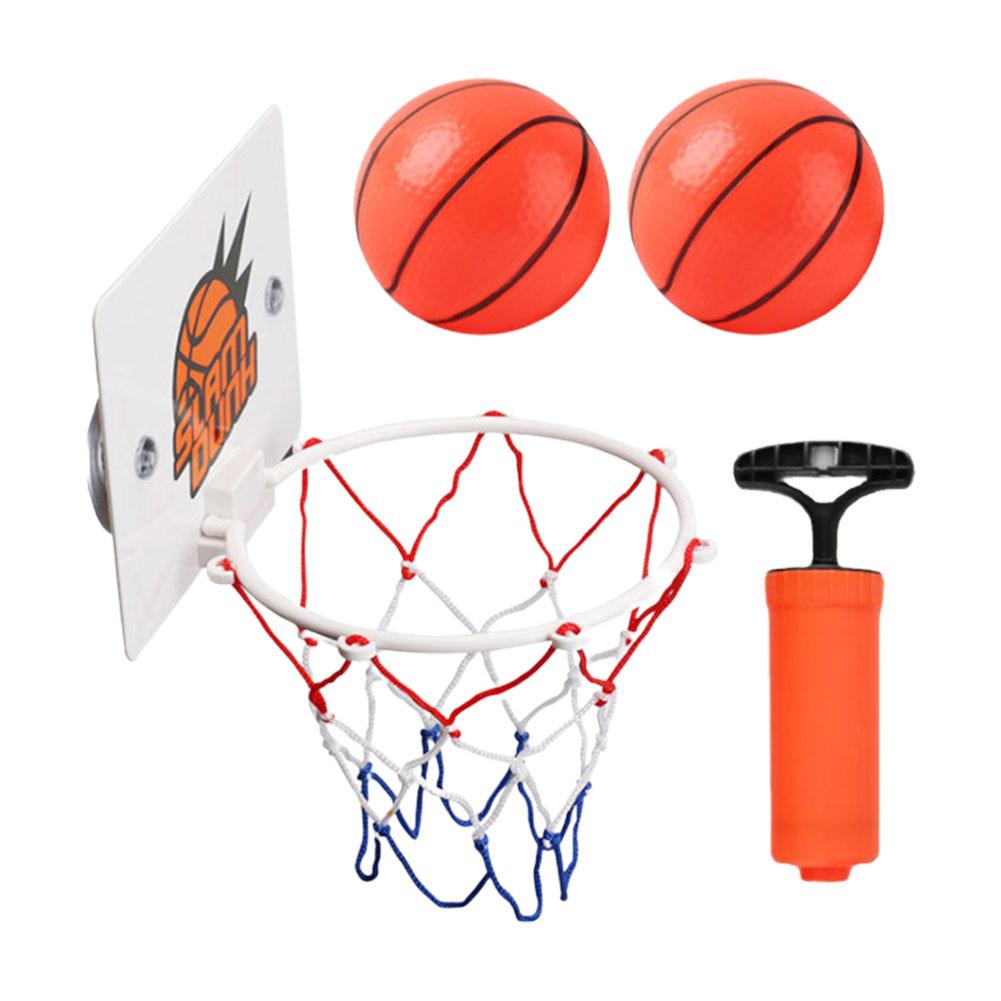 Indoor Basketballkorb Sportfan Rückwände Für Kinder Jungen Mädchen Tür Zimmer Saugnapf Basketballkorb Mini Korb Mit 2 Ball Spielzeug red