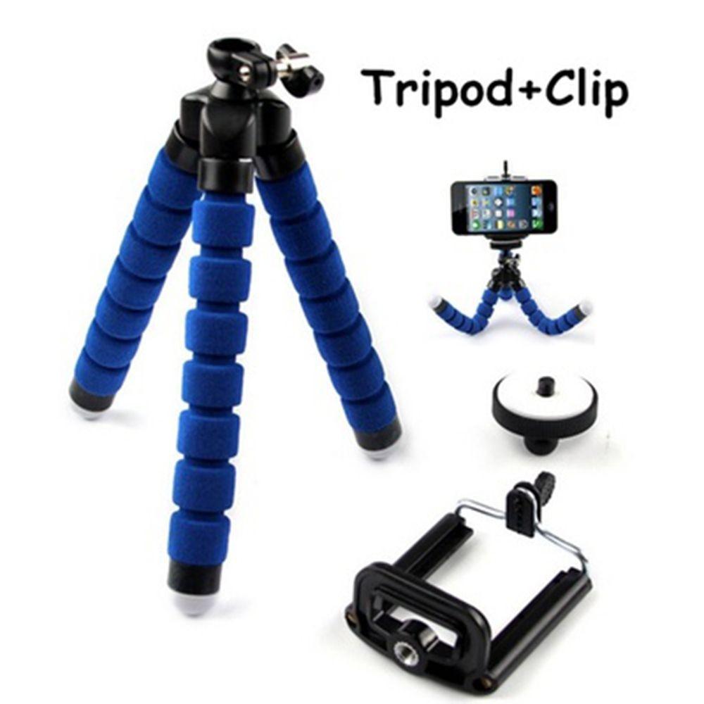 Mini Flexible Stativ Stativ Handy Kamera DSLR Smartphone Handy Ständer Halter Halterung Handy Halterung Handy Handy Halter blau