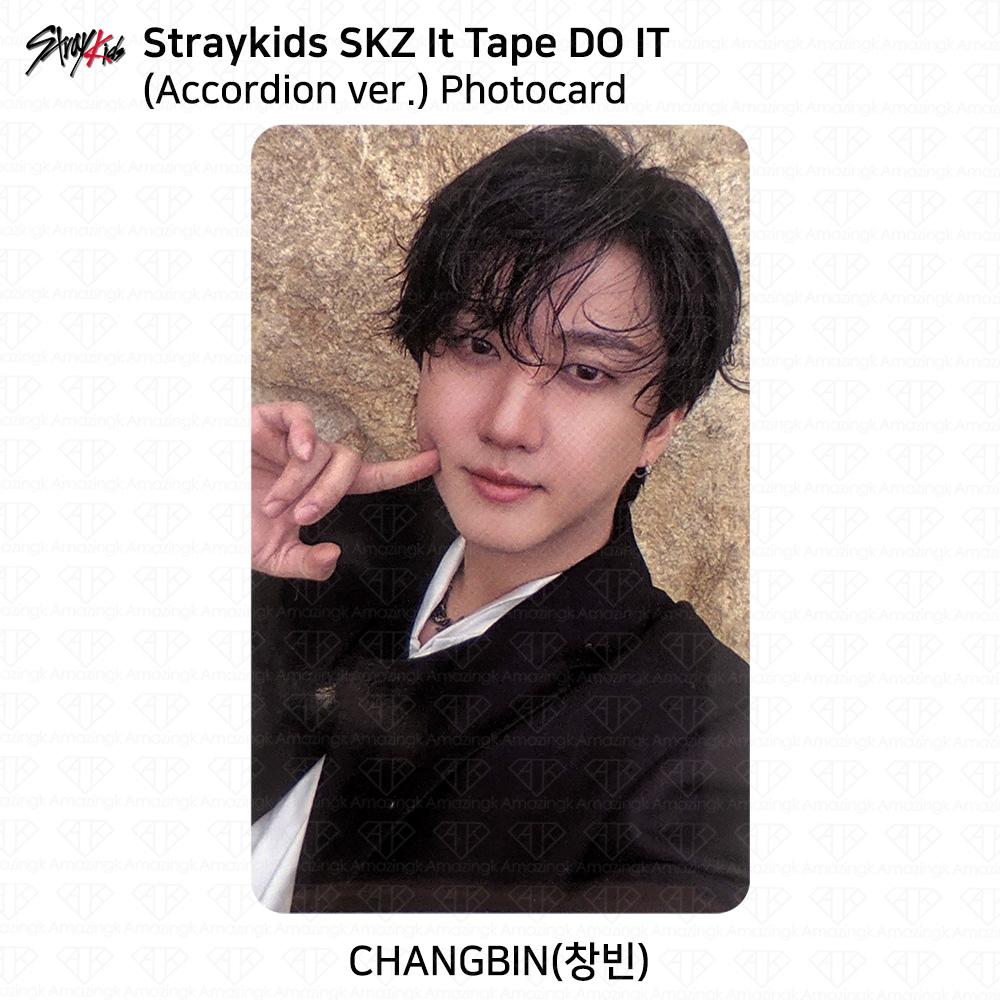 Stray Kids SKZ It Tape DO IT Akkordeon-Version. Offizielle Fotokarte Changbin