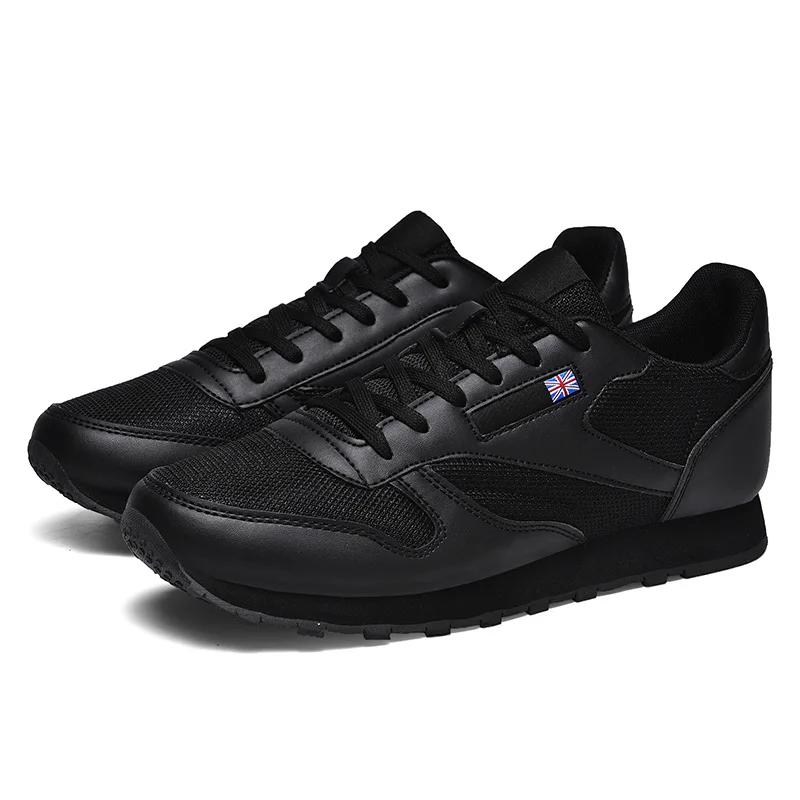 2024 neue Frühjahr und Herbst Durable Gummi Sohle Anti Slip Sport Schuhe Leder Casual Paar Schuhe Plus Schuhe für Männer Größe 47 41