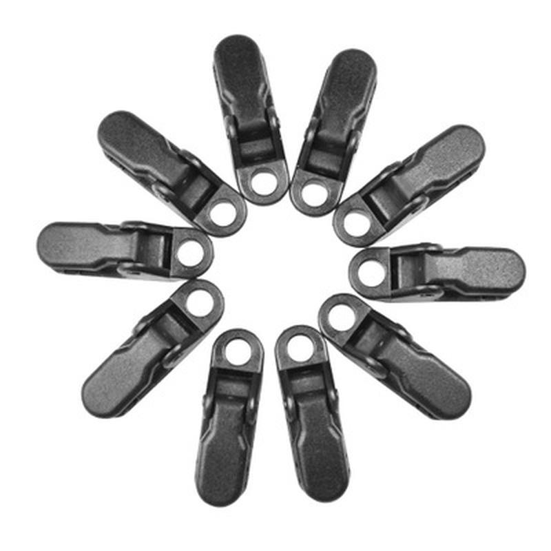 10 Stück/20 Stück Zelt Zugpunkt Clip Outdoor Camping Zelt Krokodilklemme Zugpunkt Haken Schnalle für das Zelt Krokodilklemme Zeltzubehör 10pcs