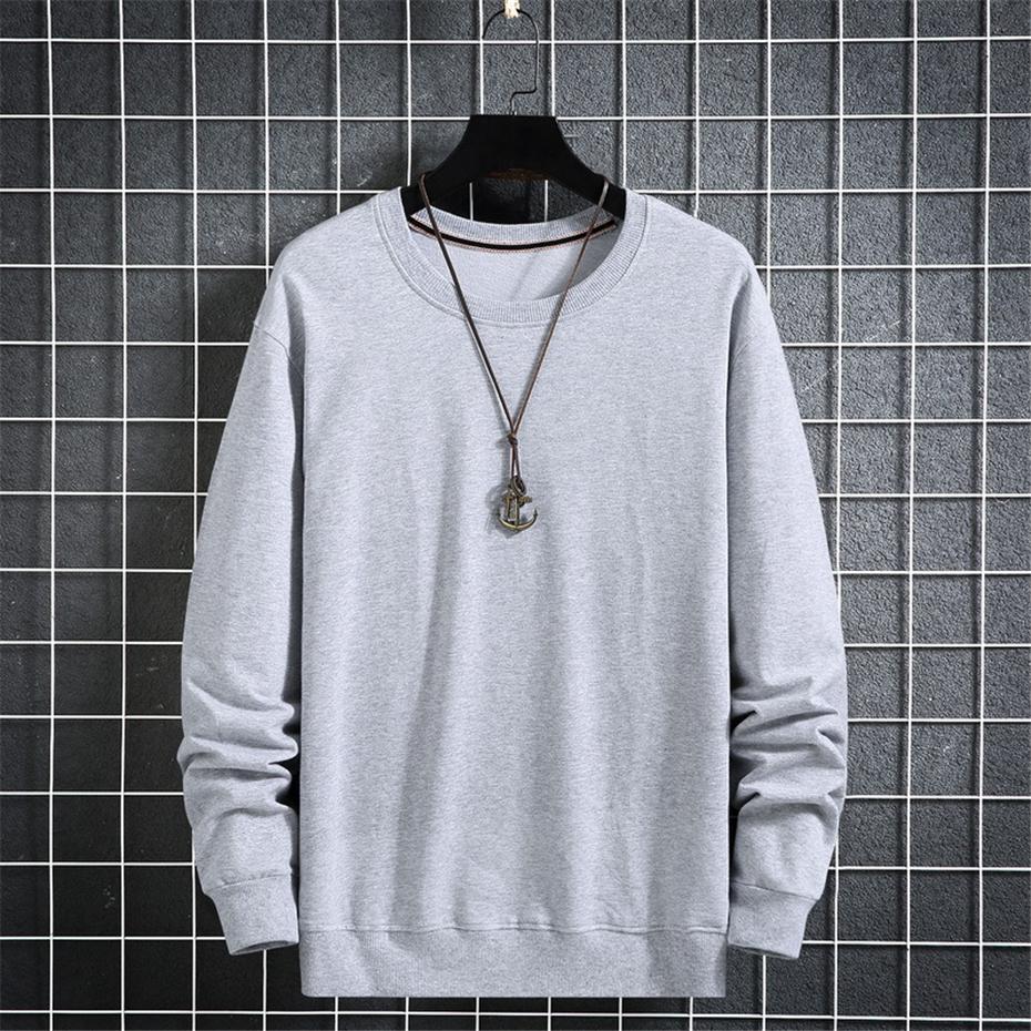 12XL 10XL9XL Herren Langarm-Sweatshirt Trend Herren Übergröße Lockerer Pullover Übergroße Herren Hoodies Rot Herrenbekleidung 9XL grau